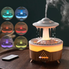  Máy khuếch tán tinh dầu hình UFO với công nghệ siêu âm tạo sương và đèn LED đa sắc 