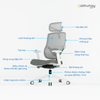  Ghế công thái học 9SPACE - Ergonomic Chair SimpleModern 9S3 