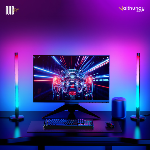  NID Light - Đèn đôi trang trí bàn làm việc RGB 16 triệu màu cảm ứng âm thanh TL-SSL1 RGB 