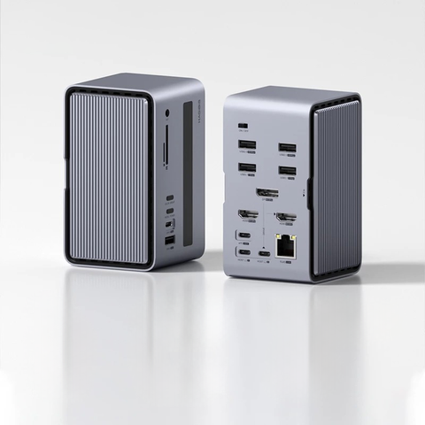  Dock Station Hagibis U100Pro - Kết Nối USB-C, Hỗ Trợ 8K, Sạc PD 100W 