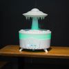  Máy khuếch tán tinh dầu hình UFO với công nghệ siêu âm tạo sương và đèn LED đa sắc 