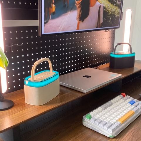  Loa Bluetooth Recci RSK-W40 – Loa Kép 16W, Hiệu Ứng Đèn LED, Pin 4000mAh, Âm Thanh Siêu Trầm 