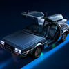  Mô hình 3D DIY HOTTOYS Back to the Future II Cỗ Máy Thời Gian DeLorean MMS636 