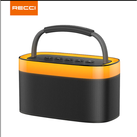  Loa Bluetooth Recci RSK-W40 – Loa Kép 16W, Hiệu Ứng Đèn LED, Pin 4000mAh, Âm Thanh Siêu Trầm 