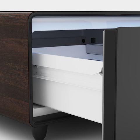  Bàn trà thông minh Ingrem ST135Pro, Dung tích 135L, Làm lạnh đồ ăn, Phát nhạc bằng kết nối Bluetooth, Tích hợp đèn LED 