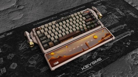  Phụ kiện Keysme Mars 03  Deskpad, Wrist-rest, Keycaps chính hãng 