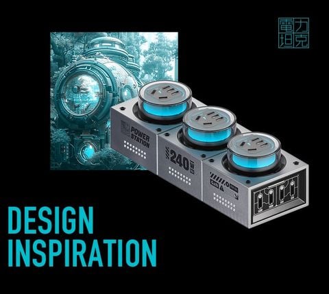 Ổ Điện MFish 240W – Power Station Sạc Siêu Nhanh, Đèn LED 7 Cổng, Tối Ưu Cho Chơi Game 