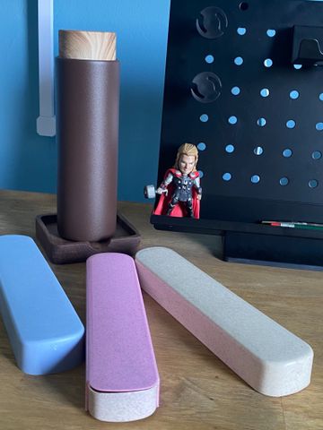  [QUÀ TẶNG] Bộ đũa muỗng inox, hộp lúa mạch tiện lợi bảo vệ môi trường 