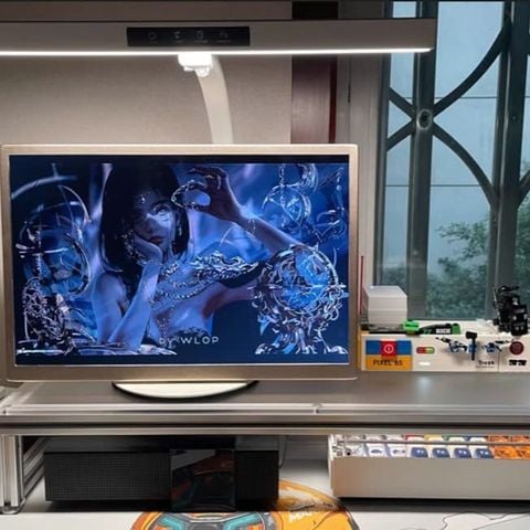  Kệ đỡ màn hình 9SPACE Modular Display Stand dạng, Khung nâng cao bằng nhôm Acrylic, Giá đỡ kim loại bền bỉ 