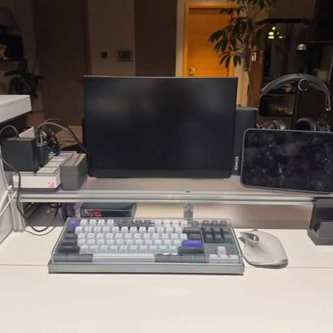  Kệ đỡ màn hình 9SPACE Modular Display Stand dạng, Khung nâng cao bằng nhôm Acrylic, Giá đỡ kim loại bền bỉ 