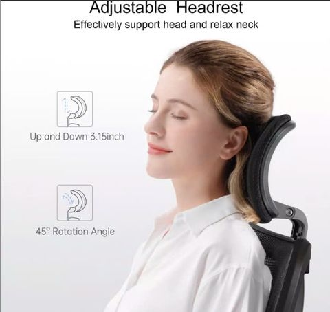  Ghế công thái học Sihoo M18, Hỗ trợ nâng đỡ tối đa cho cột sống, Lưới chất lượng cao (PP+Fiber) bền bỉ 