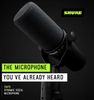  Micro Thu Âm Shure SM7B, Hướng thu Cardioid chuẩn xác, Bộ lọc pop tích hợp và mút lọc A7WS, Lựa chọn hàng đầu cho âm thanh chuyên nghiệp 