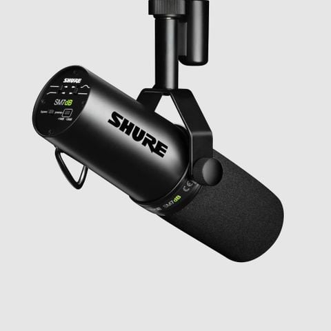  Dynamic Microphone Shure SM7dB, Tích hợp sẵn preamp đơn giản hóa quá trình ghi âm, Khả năng chống nhiễu vượt trội 