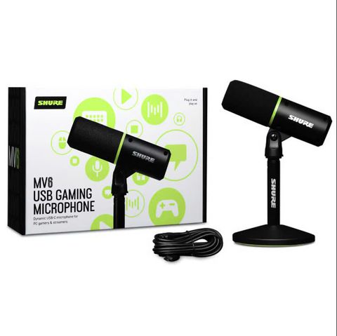  Micro thu âm Shure MV6, Có chế độ tự động cân bằng âm lượng, Bộ khử nhiễu thời gian thực 