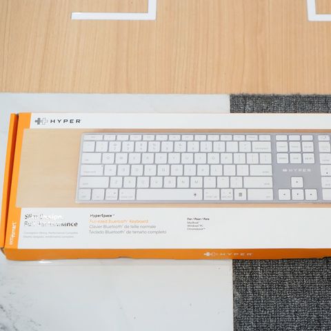  Bàn phím không dây Hyper, Kết nối Bluetooth, Sạc nhanh qua USB-C, Khả năng tương thích rộng 