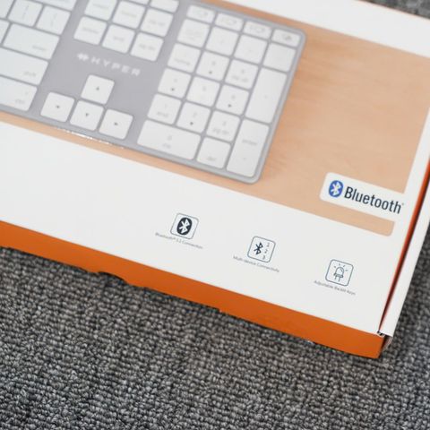  Bàn phím không dây Hyper, Kết nối Bluetooth, Sạc nhanh qua USB-C, Khả năng tương thích rộng 