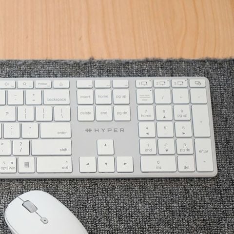  Bàn phím không dây Hyper, Kết nối Bluetooth, Sạc nhanh qua USB-C, Khả năng tương thích rộng 