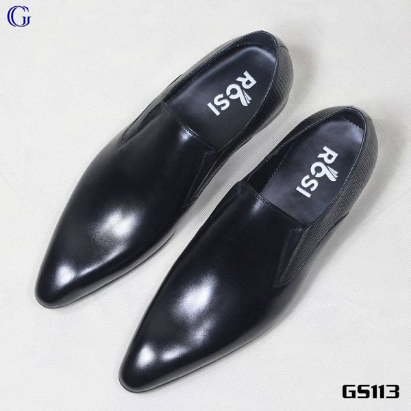 Giày lười  GS113 đế phíp- da bò nguyên tấm Việt Nam