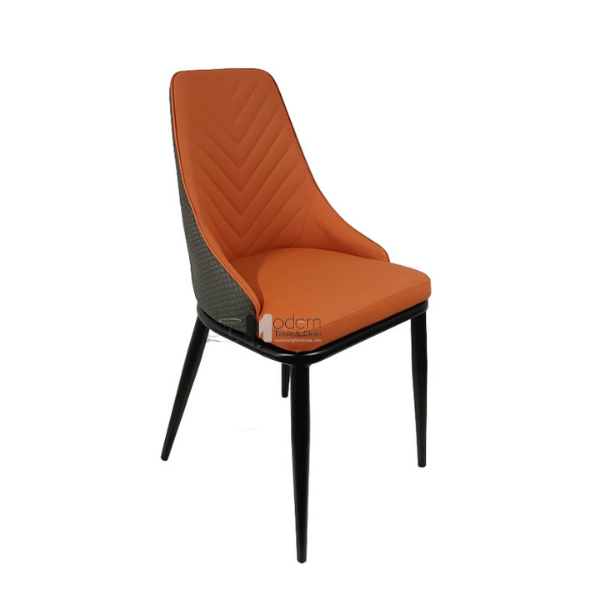 Ghế ăn cafe nệm da lưng cao ECO 15A-P