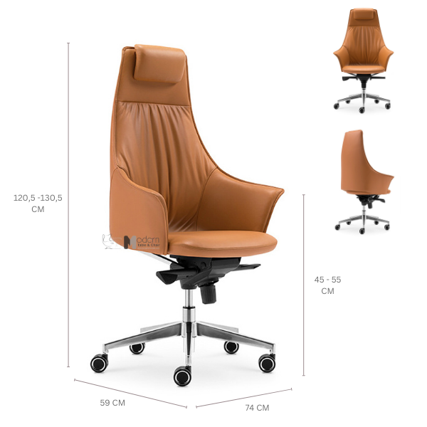 Ghế giám đốc nệm lưng cao CM4482-P