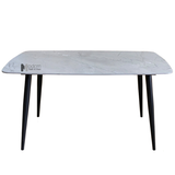 Bàn ăn chữ nhật 1m6 mặt đá TN1226-16E3