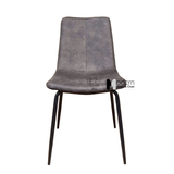 Ghế ăn có nệm chân sắt đen LUX 21A-P