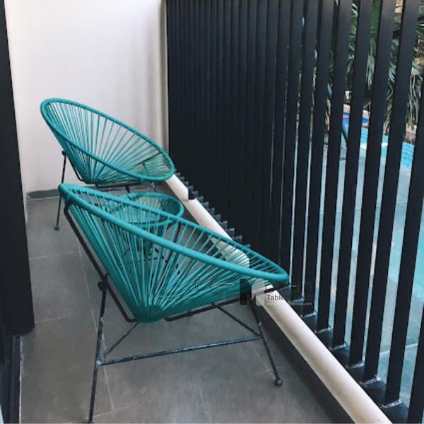 Bộ bàn ghế thư giãn đan dây ACAPULCO