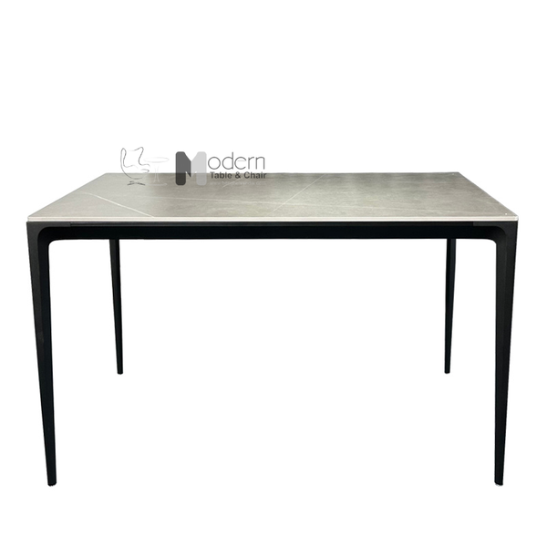 Bộ bàn ăn chữ nhật 1m2 mặt đá TN1227-12E_ ECO 15A-P