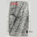 Bàn ăn chữ nhật 1m8 mặt đá vi tinh thể sang trọng TN Luxury 5B-180E