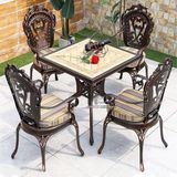 Bàn mặt đá vuông ngoài trời TE2018-81A