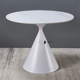 Bàn phòng ăn tròn 1m chân thép CROWN 2A-100E