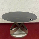 Bàn ăn mặt đá tròn hiện đại TN Univers-135E