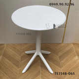 Bàn café trà sữa mặt bàn nhựa PP TE1548-06S