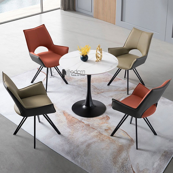 Ghế ăn có nệm chân chụm thân xoay CRAB 5A-P