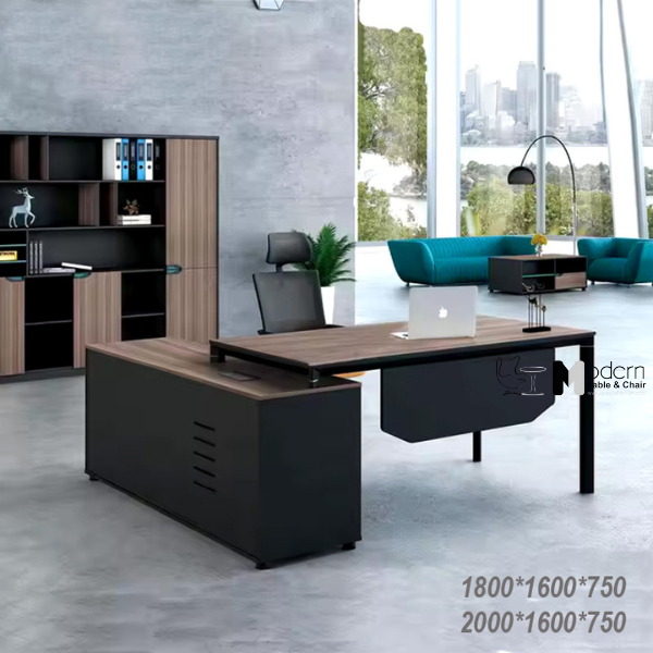 Bàn giám đốc 1m8 gỗ MFC nhập khẩu TW2010-18W