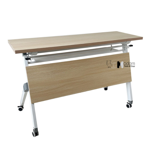 Bàn họp 1m2 xếp gọn mặt vân gỗ tự nhiên TF2005-12W