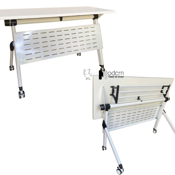 Bàn làm việc 1m2 chân sắt gấp gọn thông minh TF2006-12W