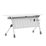 Bàn làm việc 1m2 chân sắt gấp gọn thông minh TF2006-12W