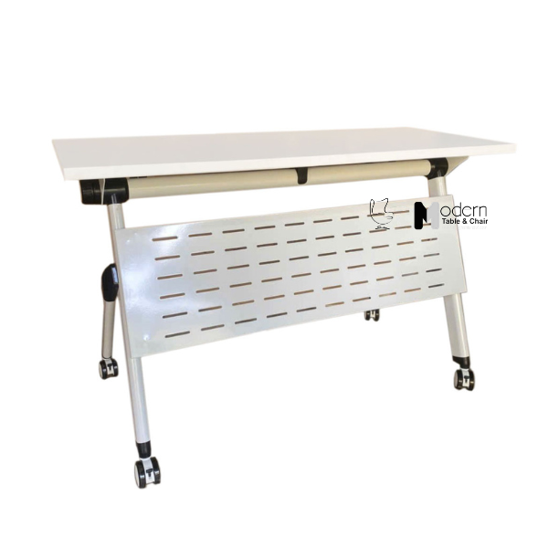 Bàn làm việc 1m2 chân sắt gấp gọn thông minh TF2006-12W