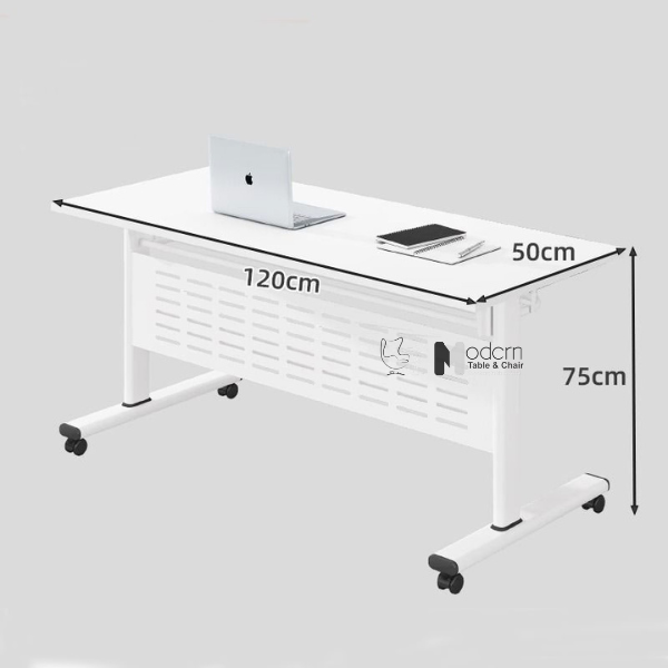 Bàn làm việc 1m2 màu trắng xếp gọn TF2003-12W