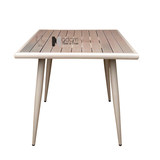 Bàn ăn sân vườn vuông 80 cm TE2046-80T