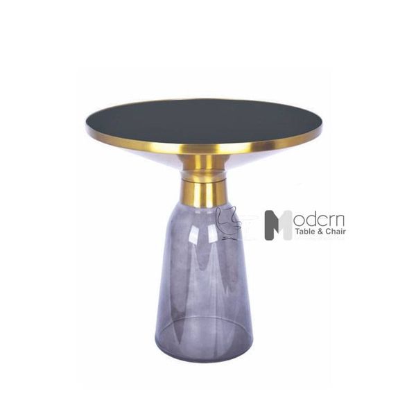Bàn sofa decor chân thuỷ tinh mặt kính TS0968-05G