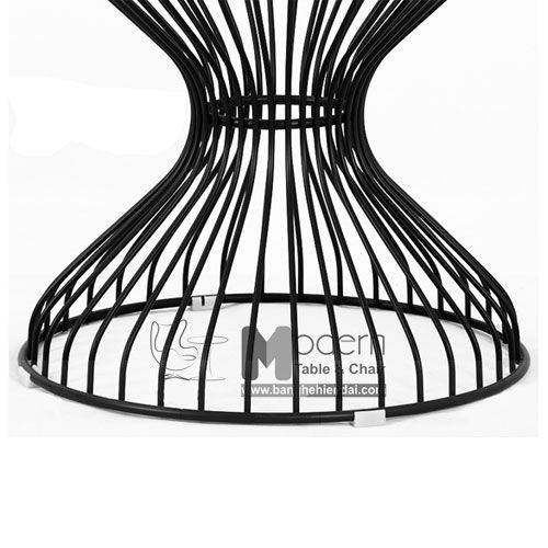 Bàn sofa góc mặt kính 50cm TS Platner-05