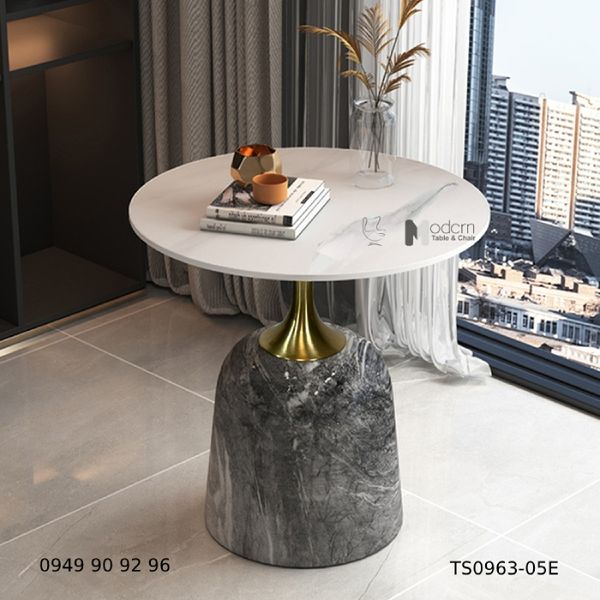 Bàn sofa mặt đá hiện đại TS0963-05E