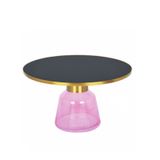 Bàn sofa decor chân thuỷ tinh mặt kính TS0968-05G