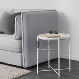 Bàn sắt sofa mặt tròn nhỏ gọn TS TRAY-05