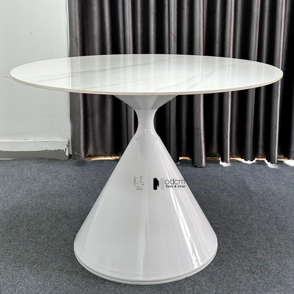 Bàn tiếp khách mặt đá phiến tròn CROWN 2A-90E