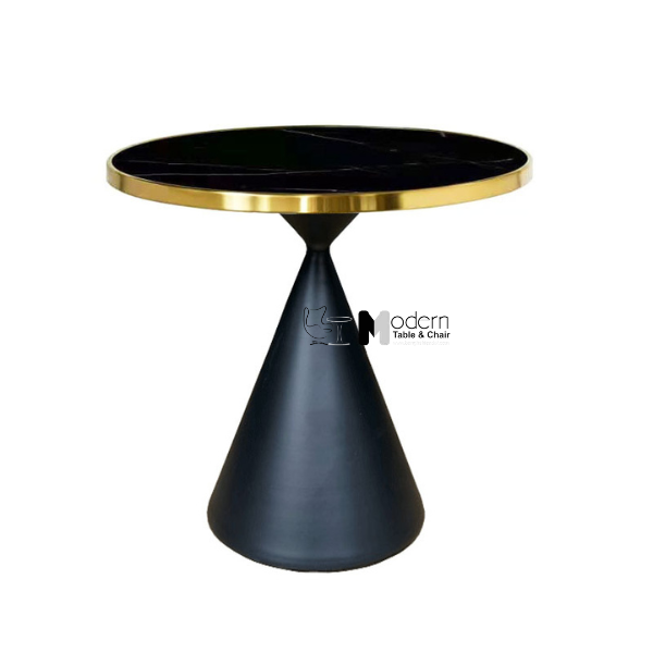 Bàn tiếp khách mặt đá viền vàng TE1547-08EC