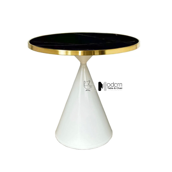 Bàn tiếp khách mặt đá viền vàng TE1547-08EC