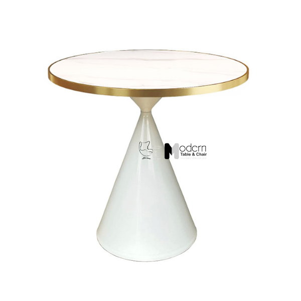 Bàn tiếp khách mặt đá viền vàng TE1547-08EC